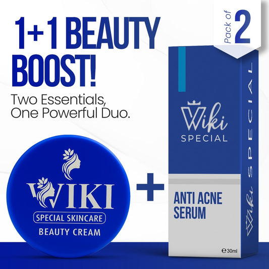 Wiki Special Cream & Anti Acne Serum